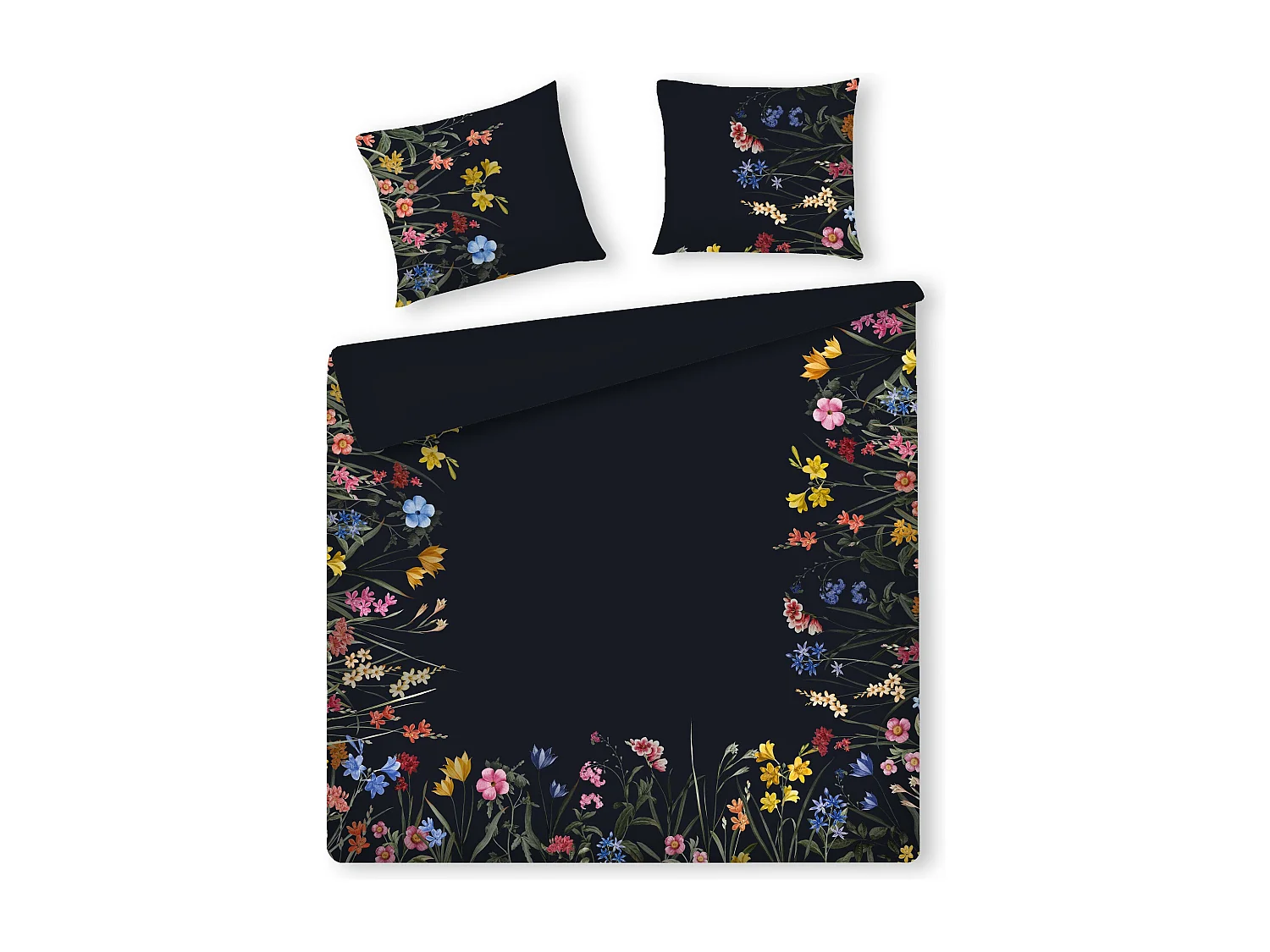 Parure de lit Grelo Bleu Foncé Coton 200x220