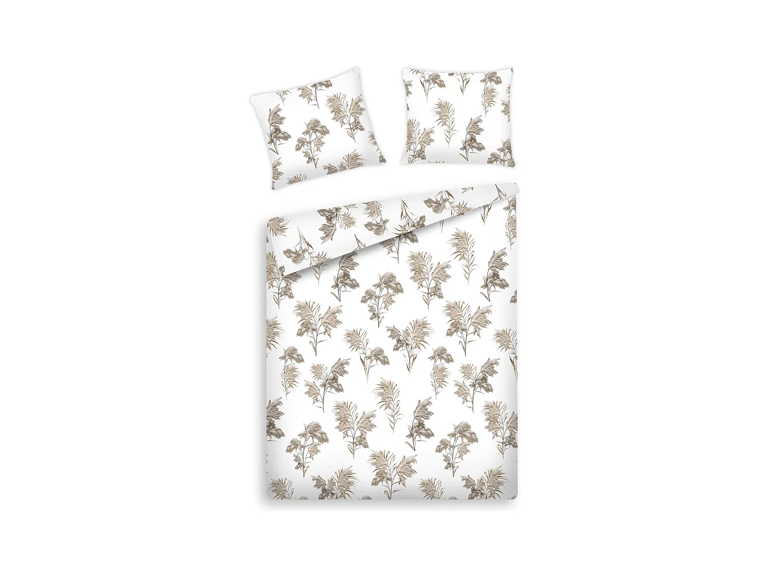 Parure de lit Parallo Blanc Coton 160x200