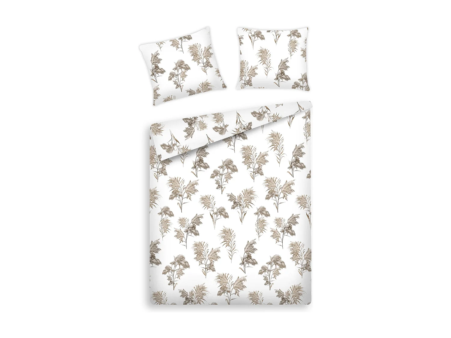 Parure de lit Parallo Blanc Coton 160x200