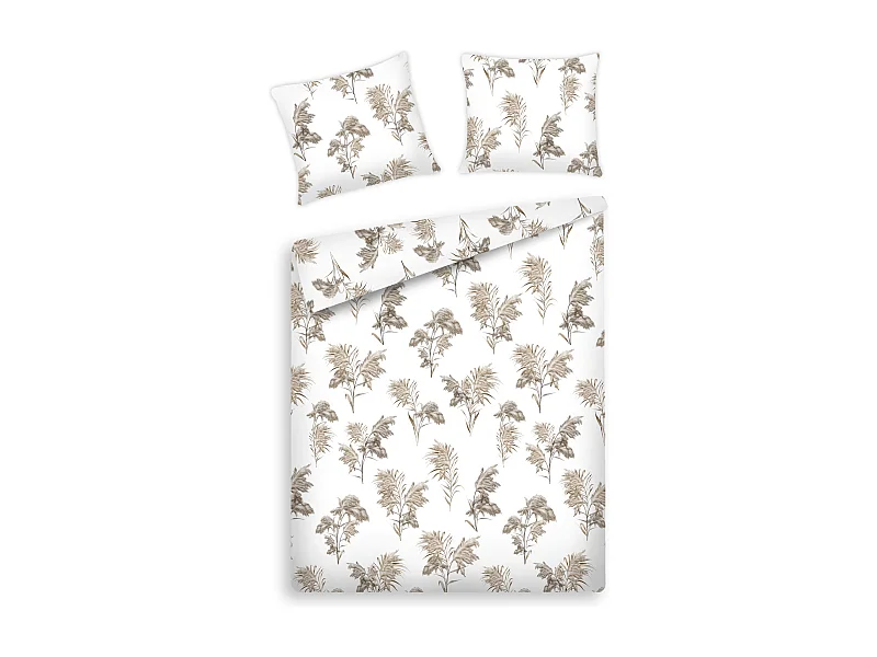 Parure de lit Parallo Blanc Coton 160x200