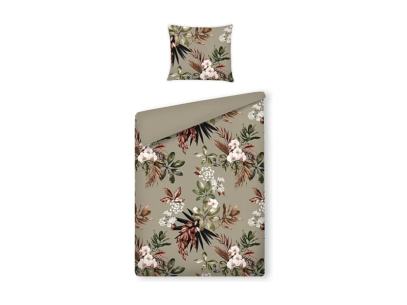 Bettwäsche Barelia mittelgrün 140x200