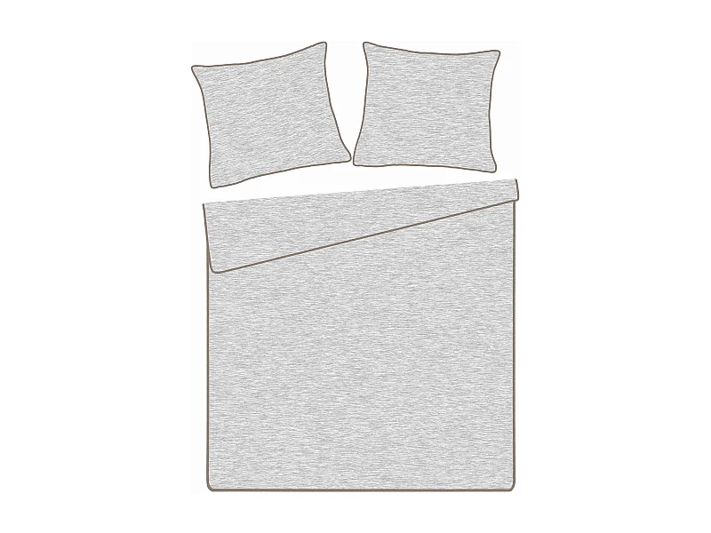 Bettwäsche Paleris Dunkelbeige 160 x 200 cm