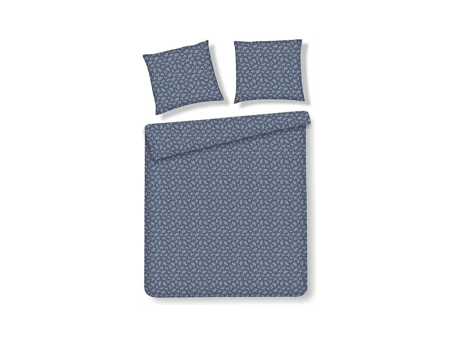 Parure de lit Ravinese Bleu Foncé Coton 160x200