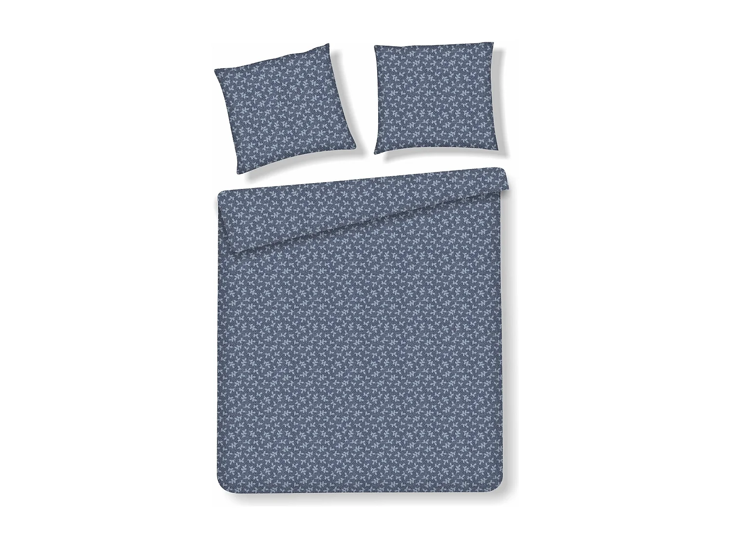 Parure de lit Ravinese Bleu Foncé Coton 160x200