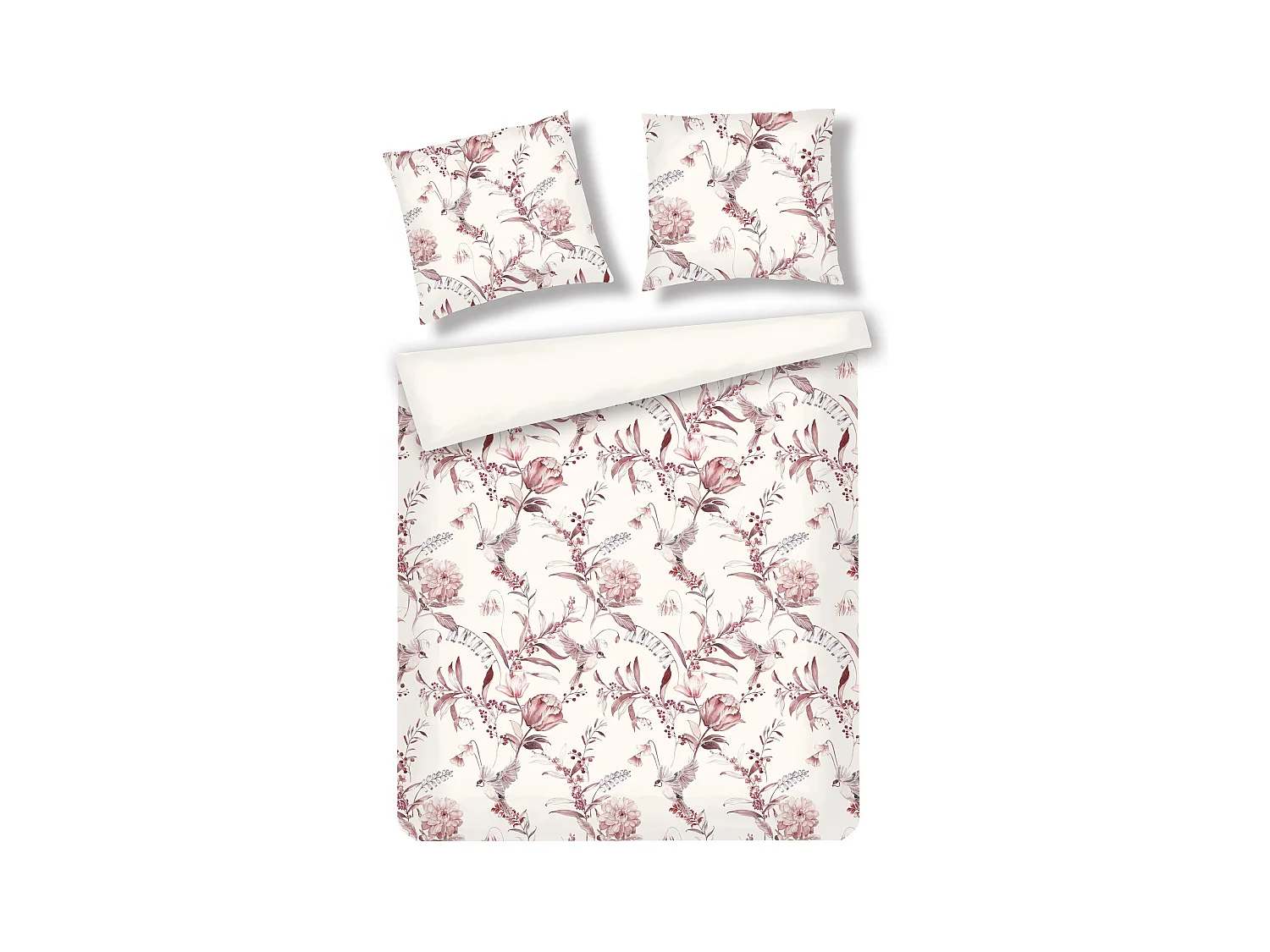 Parure de lit Sinobella écru moyen velours 200x220