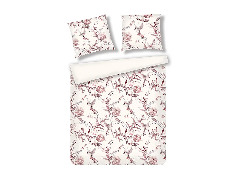 Parure de lit Sinobella écru moyen velours 200x220