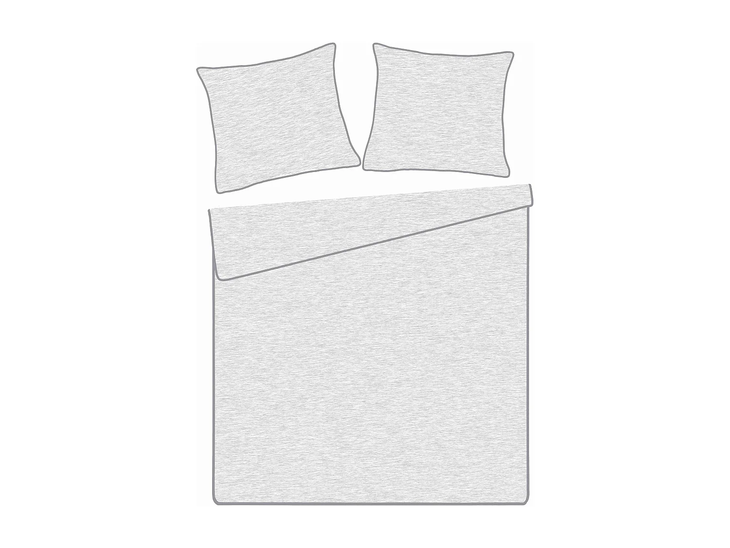 Parure de lit Paleris Gris Clair Microfibre 200x220