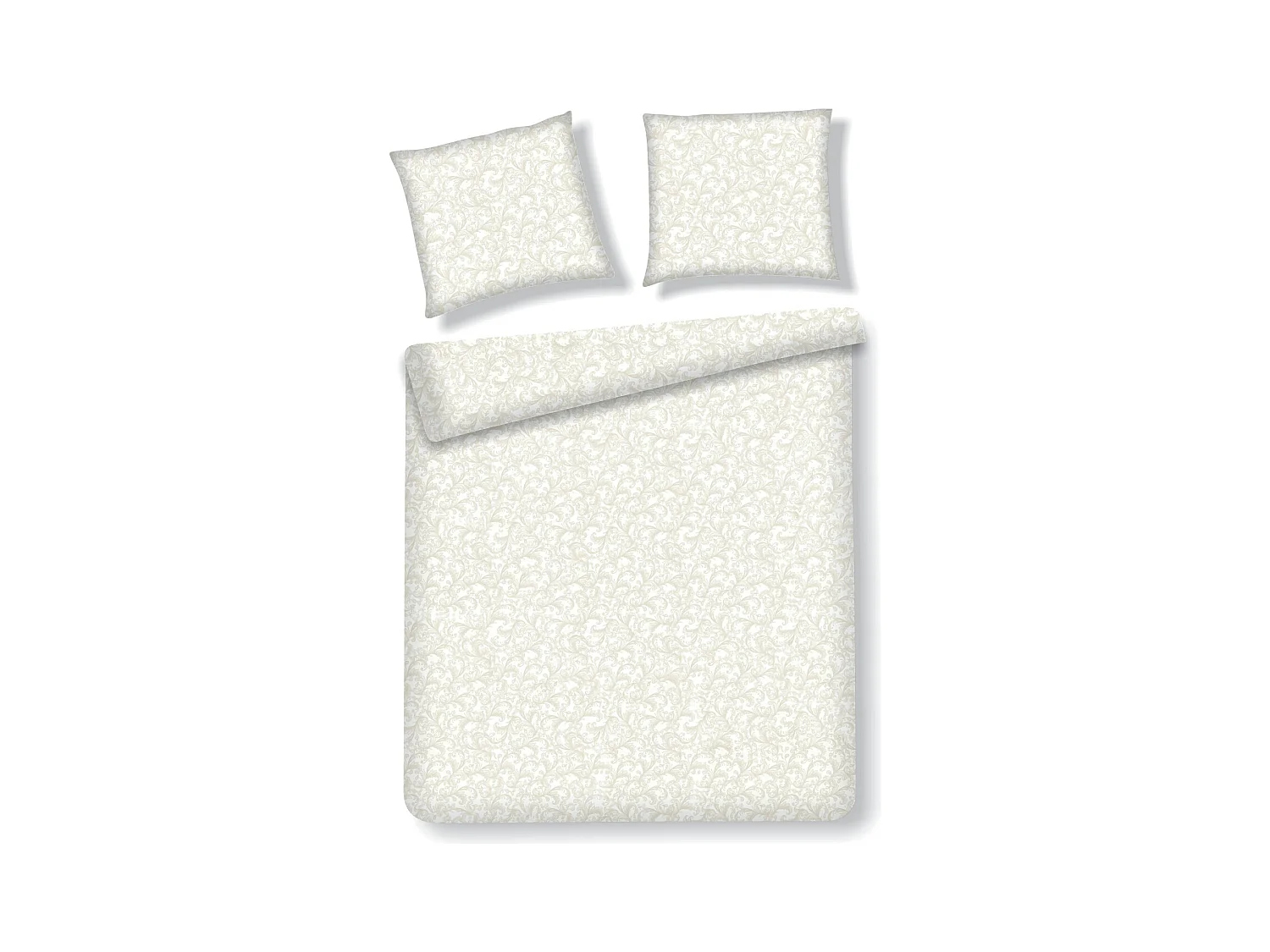 Parure de lit Vilario Blanc Moyen Coton 200x220