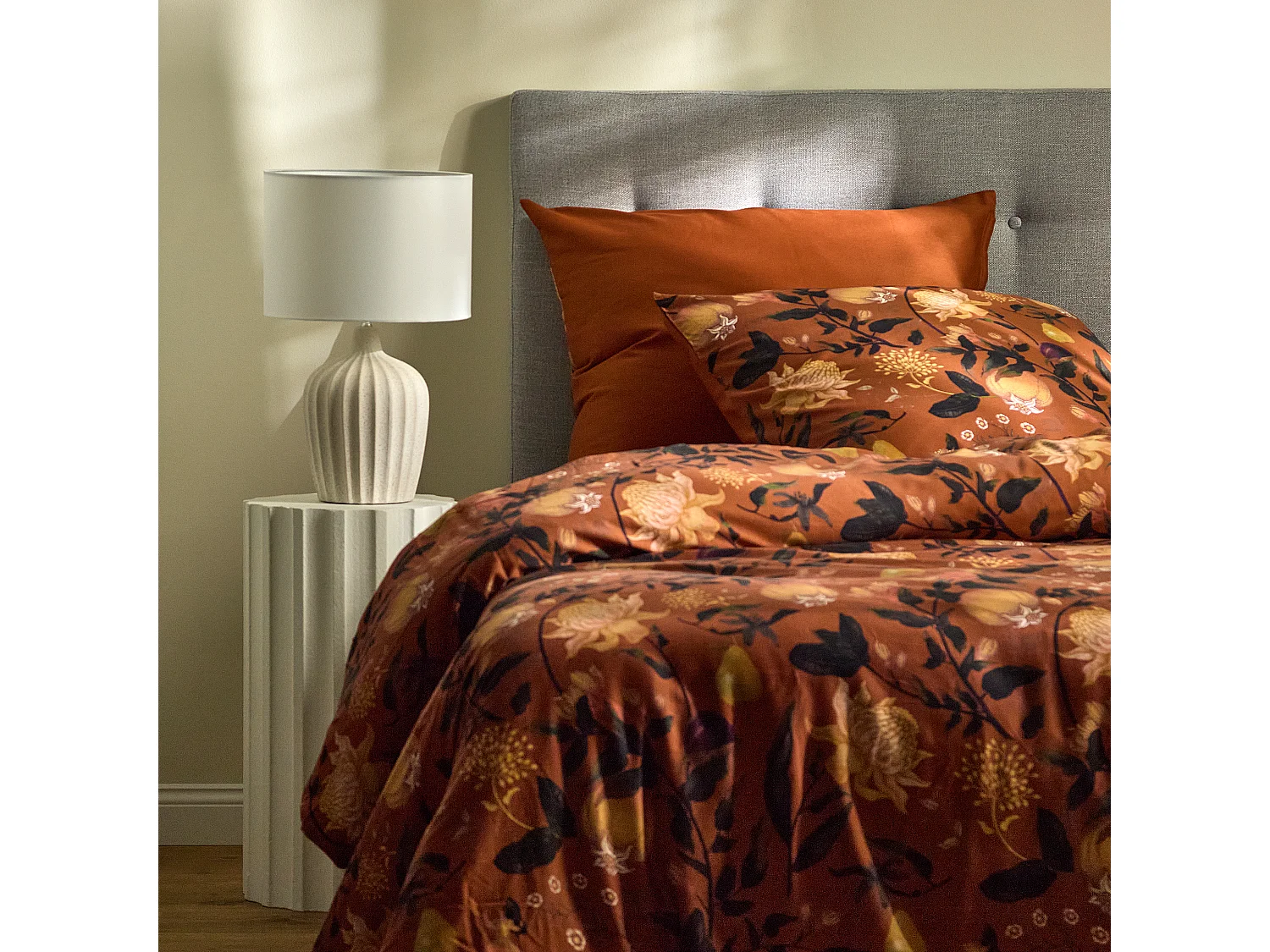 Bettwäsche Zitronett Dunkelorange 160x200