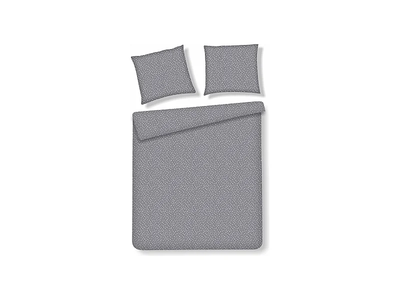 Bettwäsche Lunares 160 x 200 Dunkelgrau
