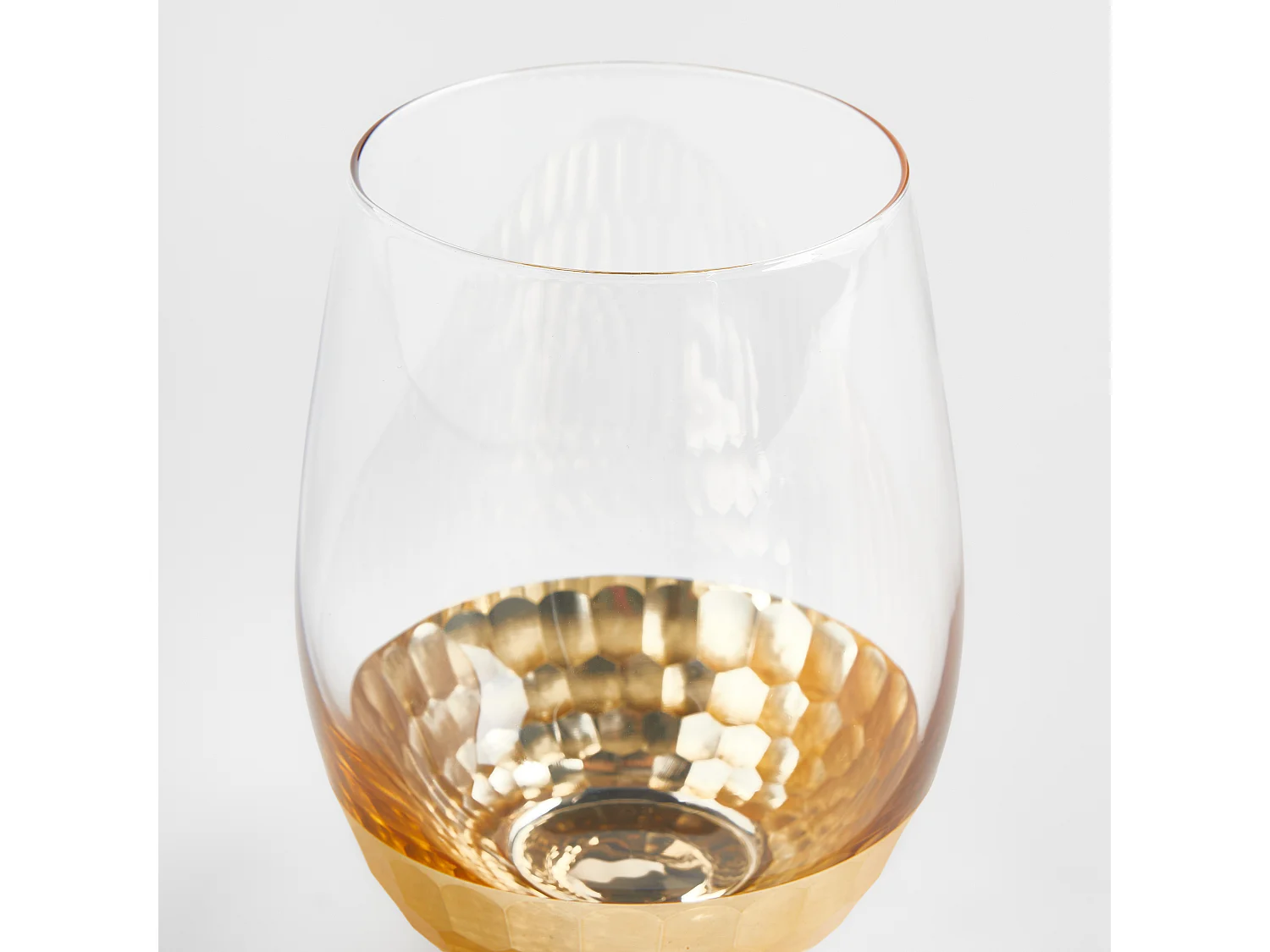 Glas Goldie mittleres Gold 12 x 9.6 Brille