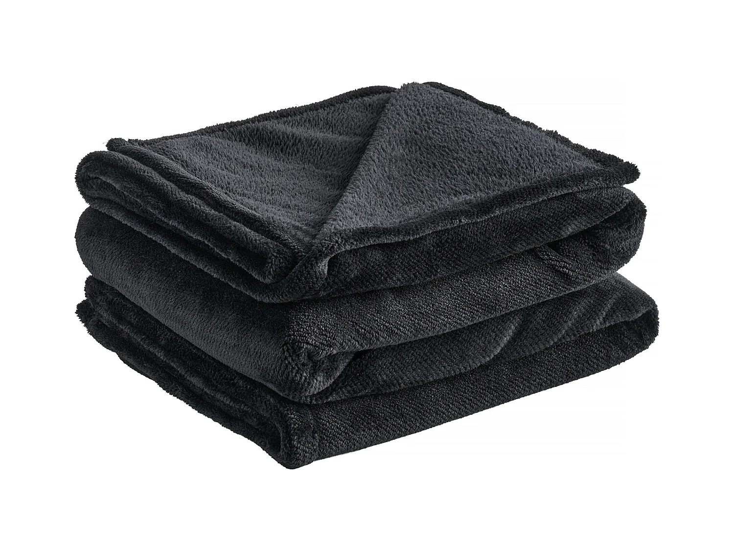 Plaid Abila Noir Moyen 150x200