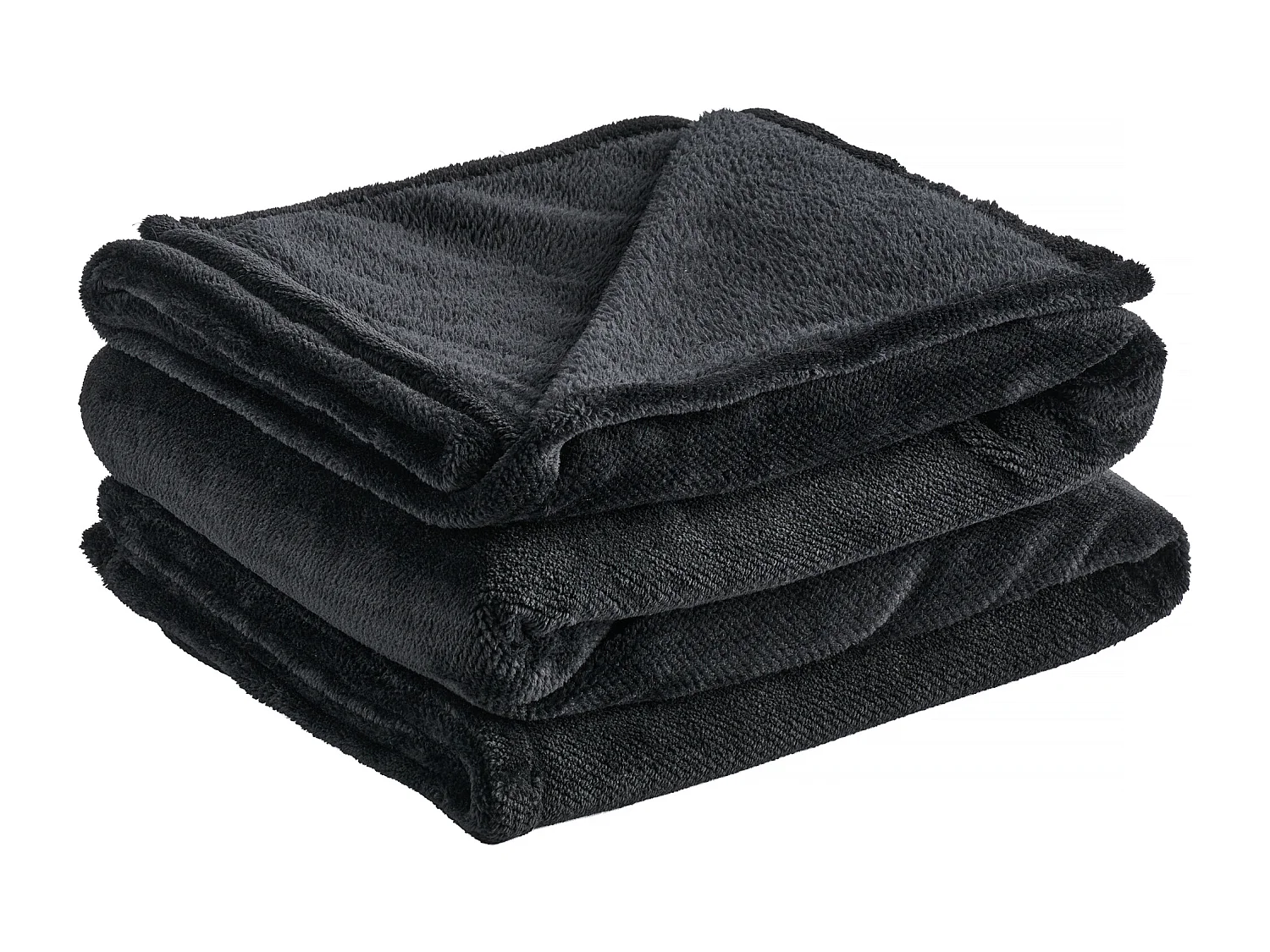 Plaid Abila Noir Moyen 150x200