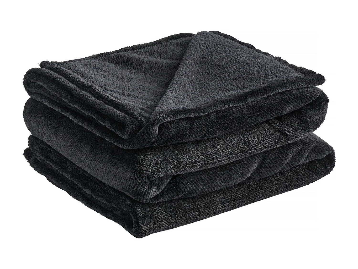 Decke Abila mittelschwarz 150 x 200