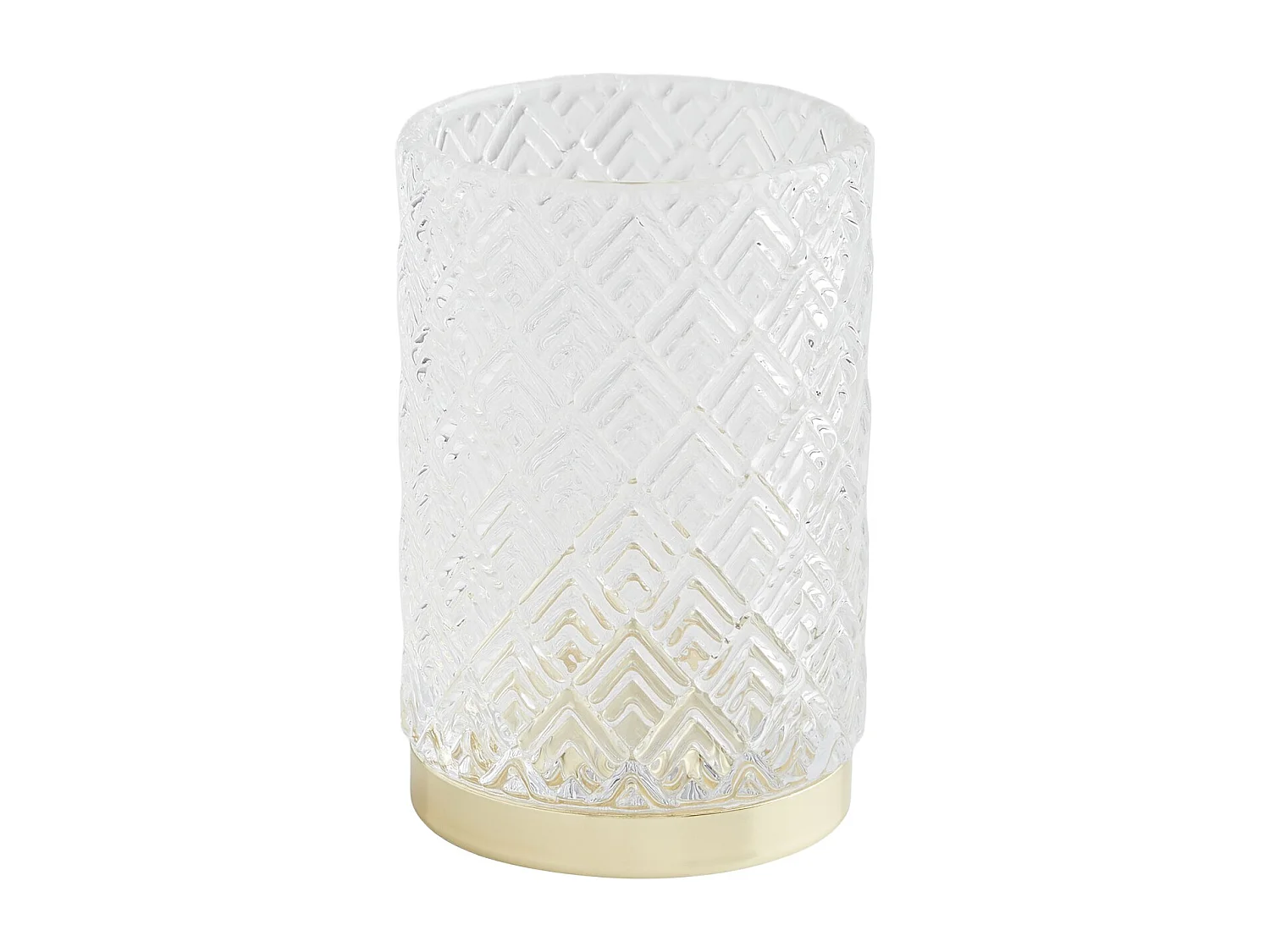 Zahnputzbecher Ventoso helles Gold 10.5 x 7