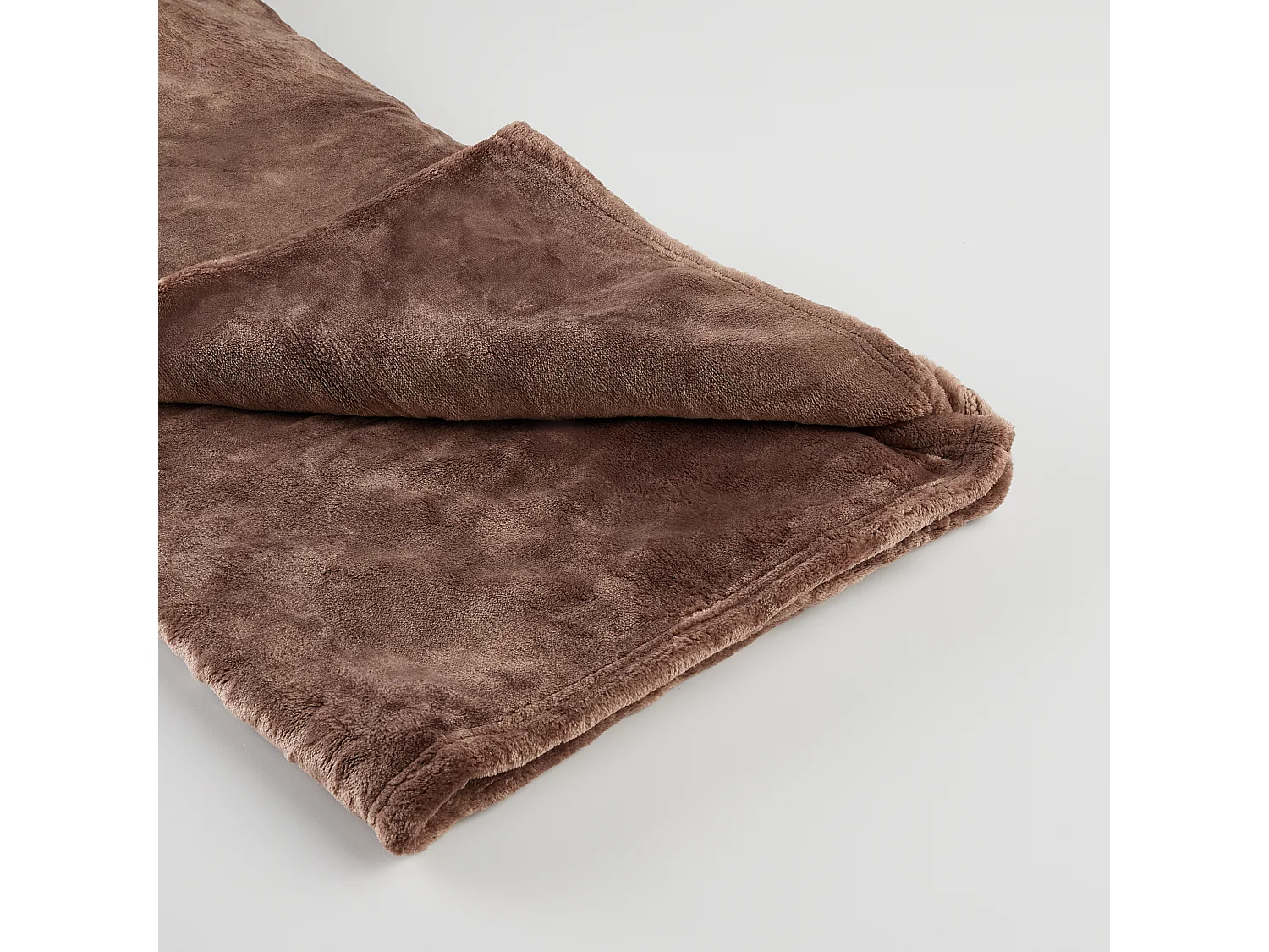 Plaid Luxe Brun Moyen 200x220