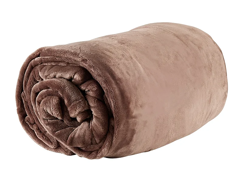 Decke Floss mittelbraun 200 x 220