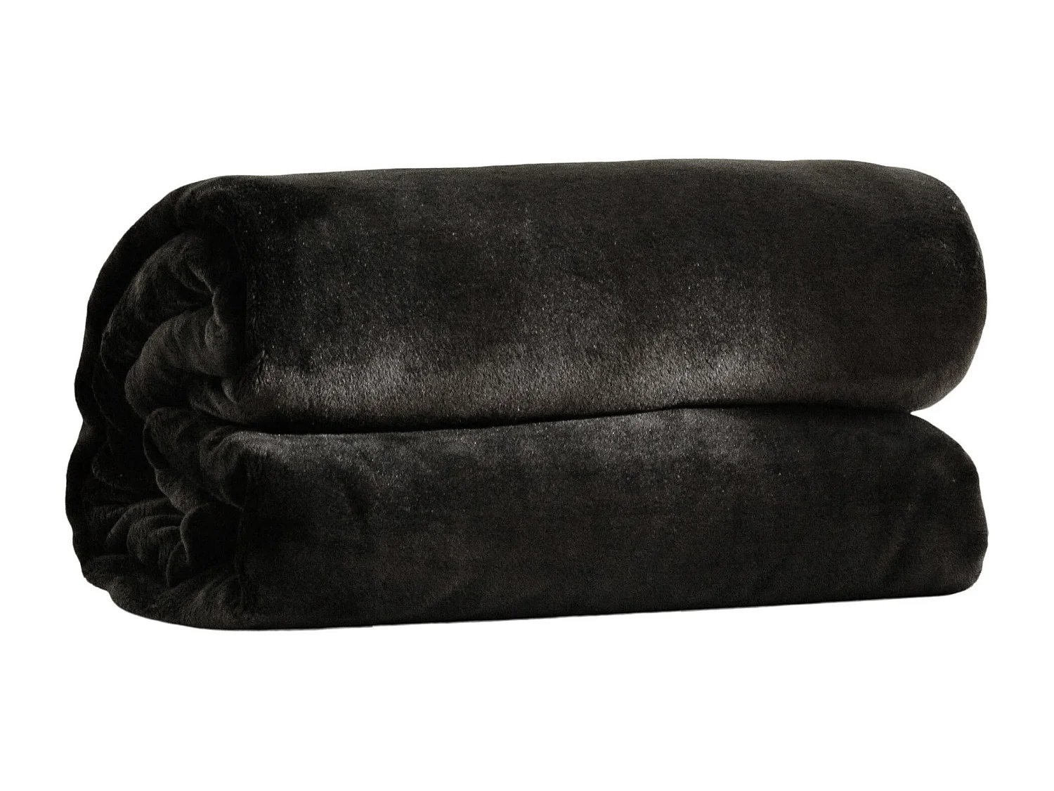 Decke Floss, mittelschwarz, 150 x 200 cm