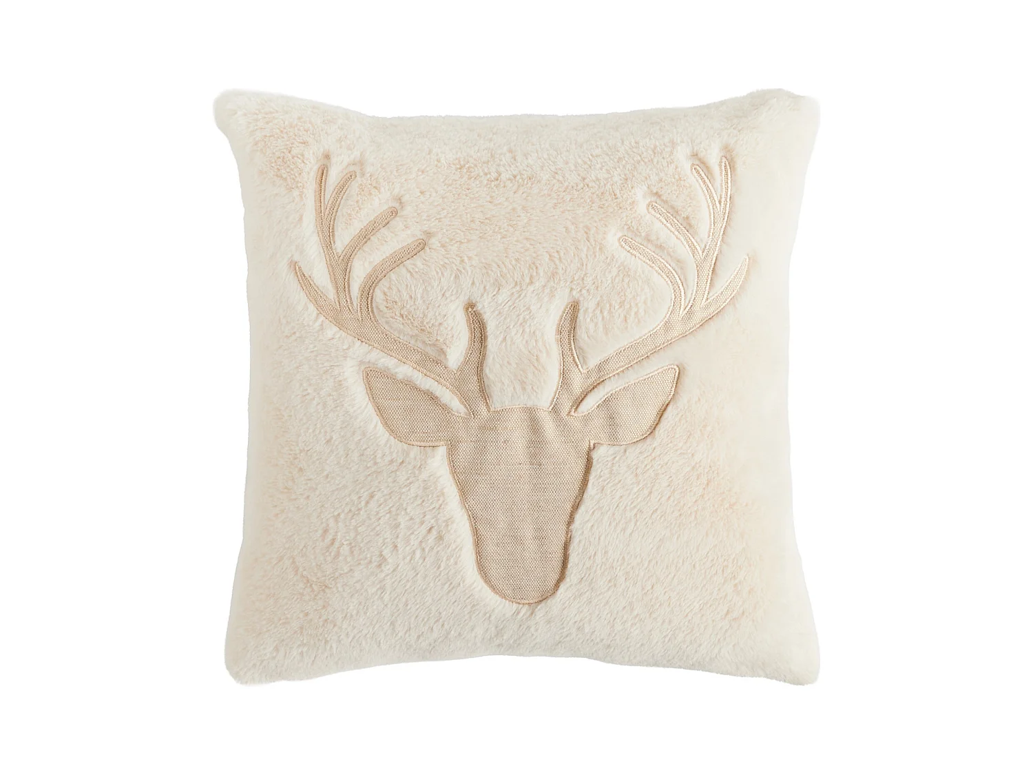 Housse De Couette En Fourrure Antleris écru 45 x 45