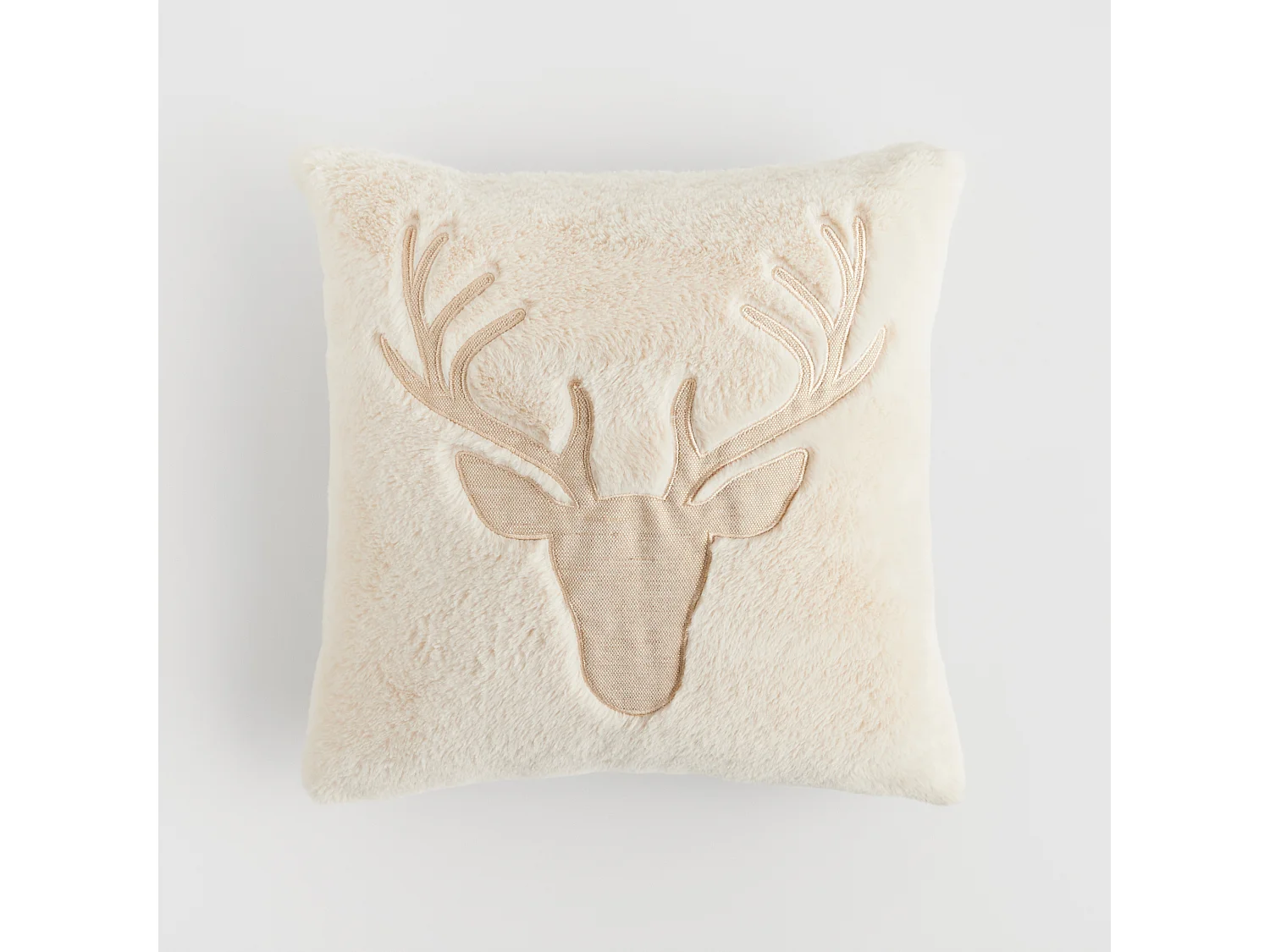 Housse De Couette En Fourrure Antleris écru 45 x 45