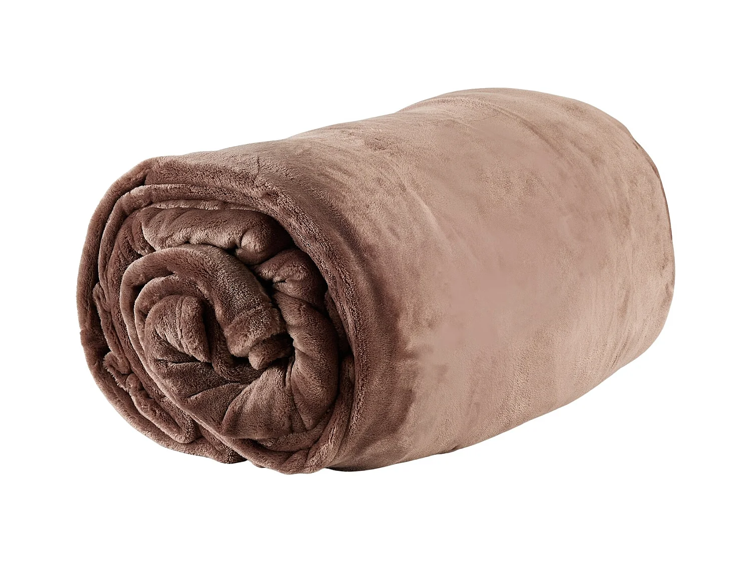 Decke Floss mittelbraun 150x200
