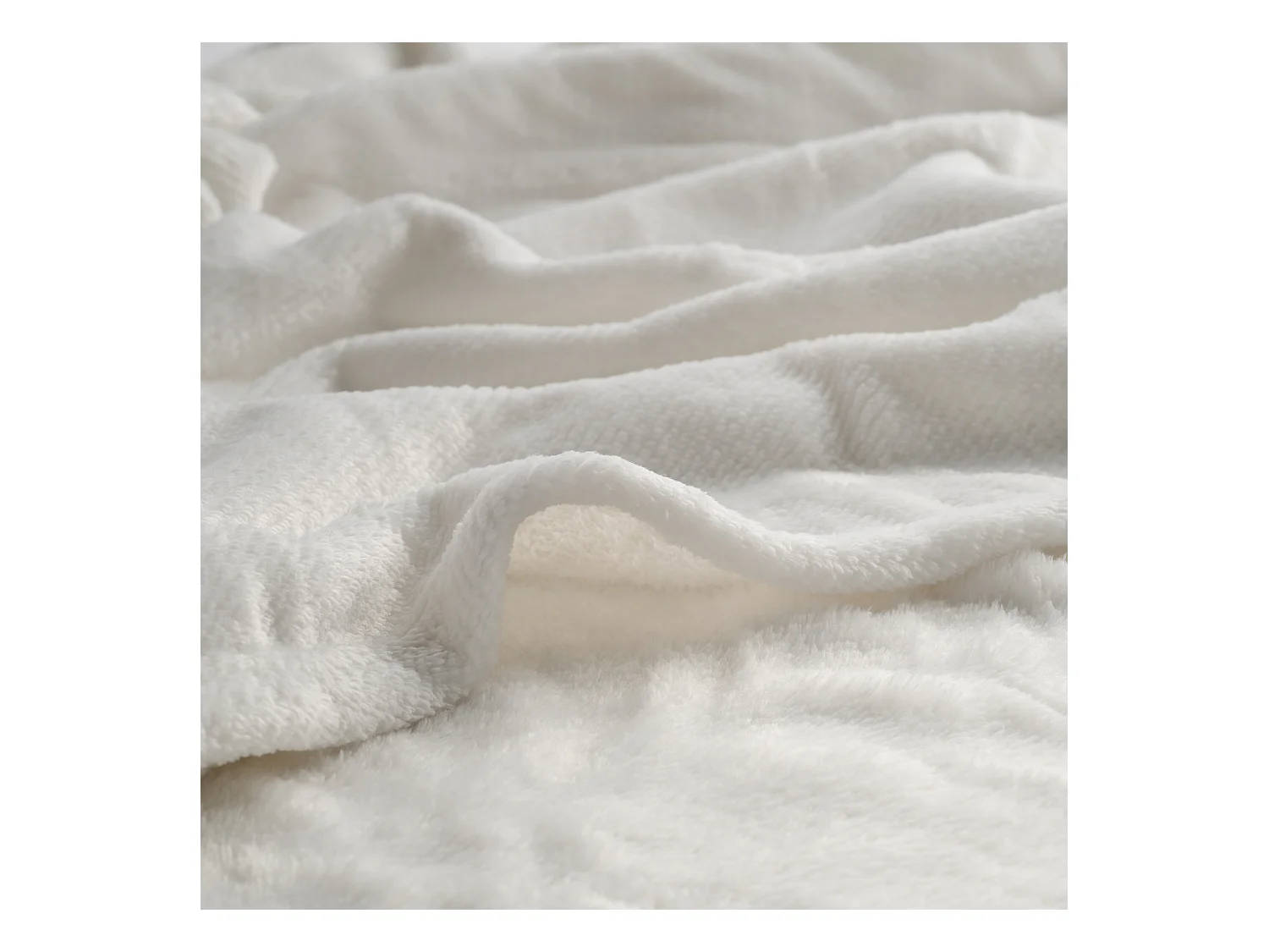 Plaid Abila Blanc Moyen 150x200