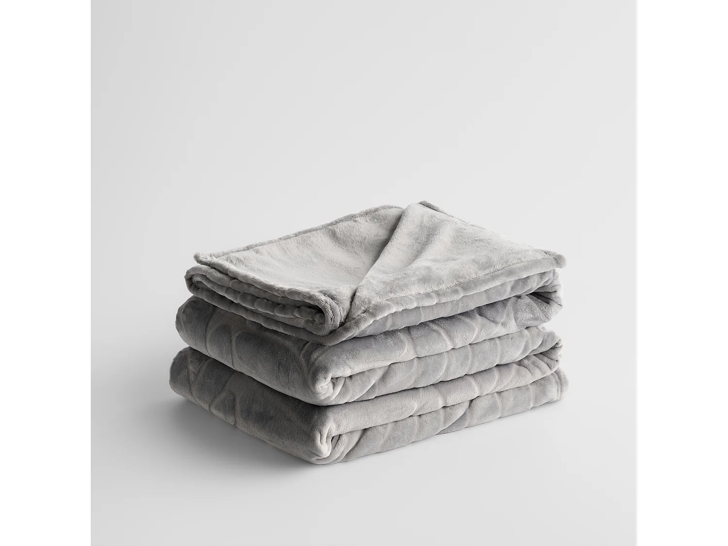 Plaid Hoyani Gris Moyen 200x220