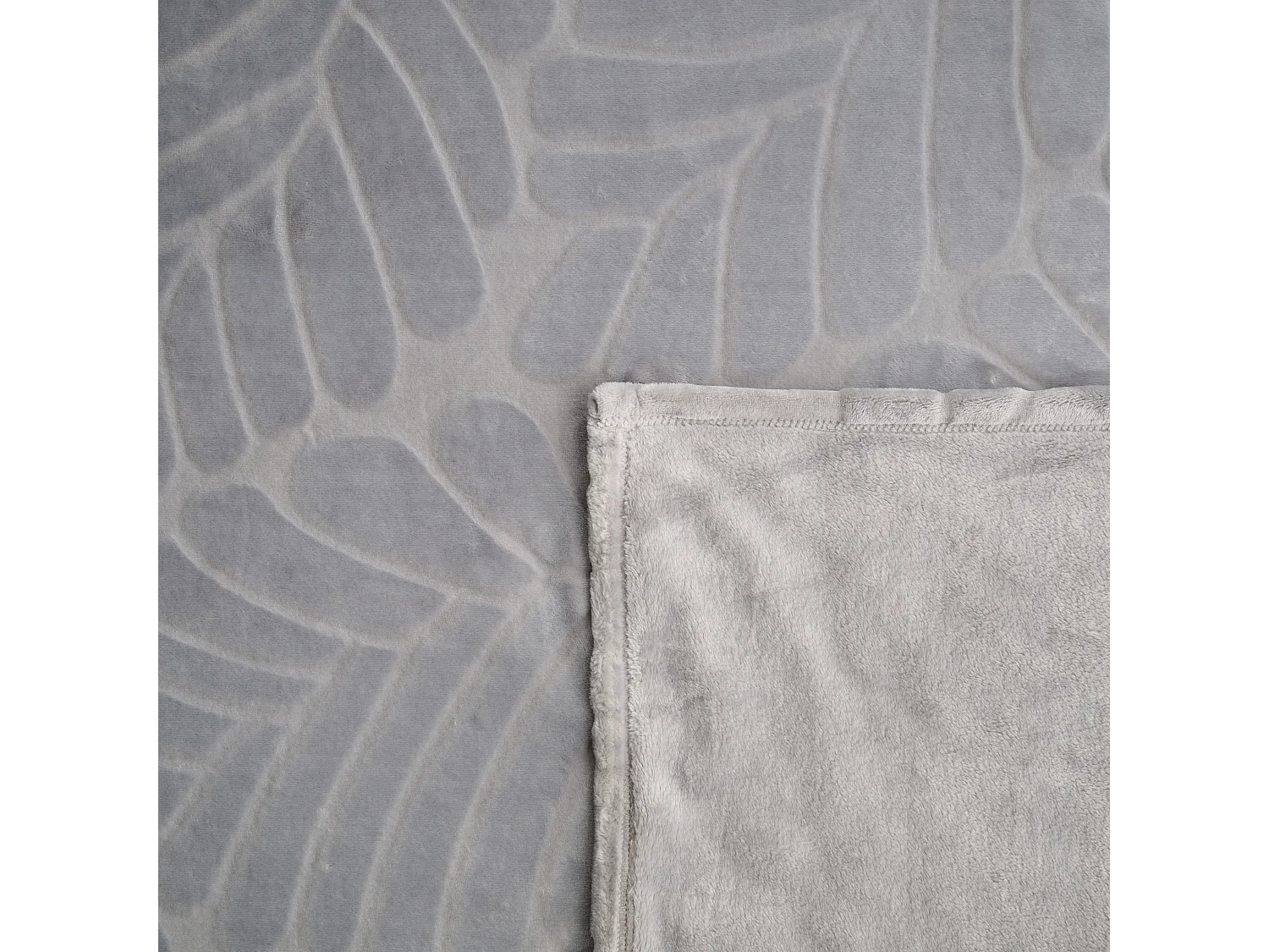 Plaid Hoyani Gris Moyen 200x220