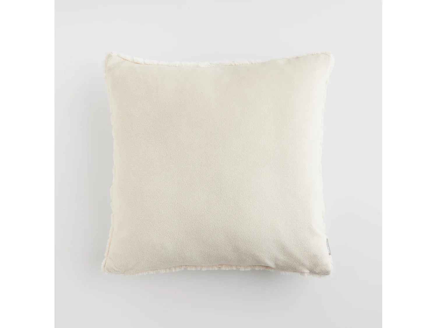 Housse De Couette En Fourrure Abraconi Beige Clair 45x45