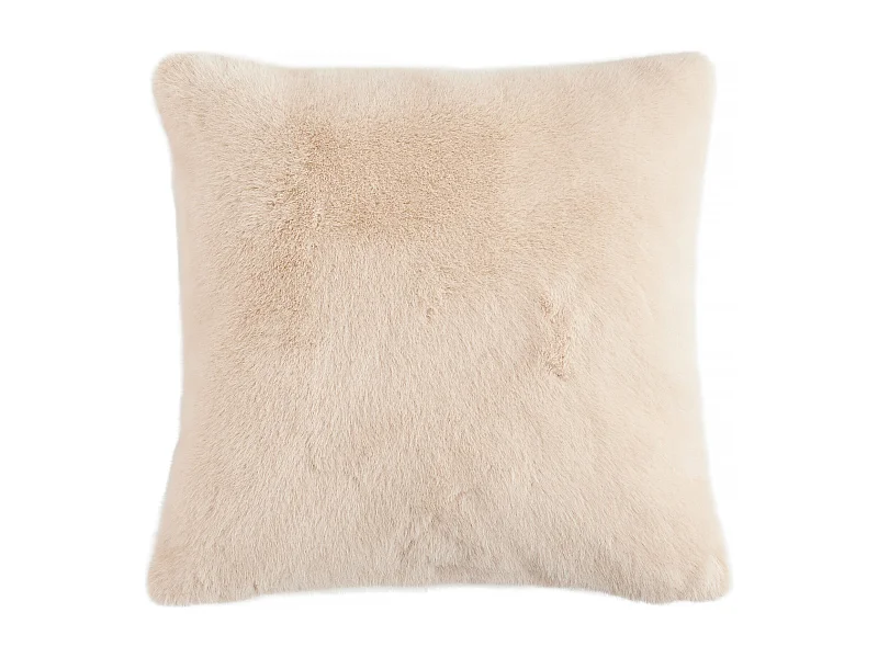 Housse De Couette En Fourrure Molinio Beige Clair 45 x 45