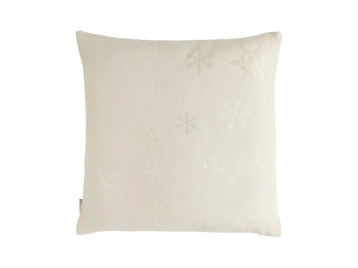 Housse De Coussin En Jacquard Preciosita écru 45x45