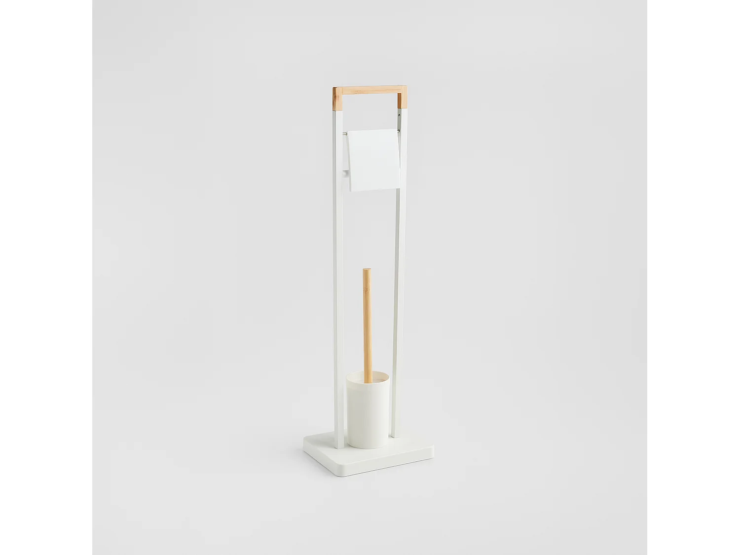 Halter Mit Toilettenbürste Conti mittelweiß 78 x 18 x 22.5