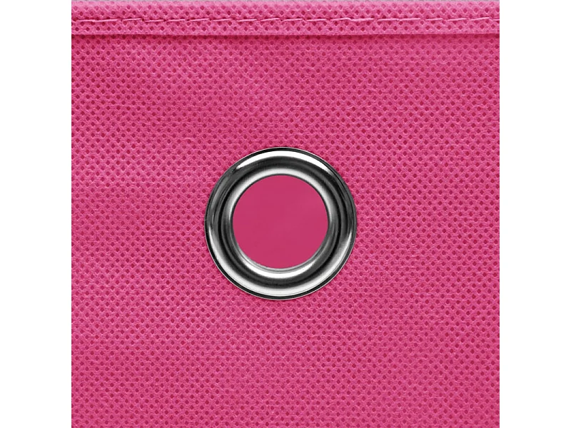 Aufbewahrungsboxen 4 Stk. Rosa 32x32x32 cm Stoff