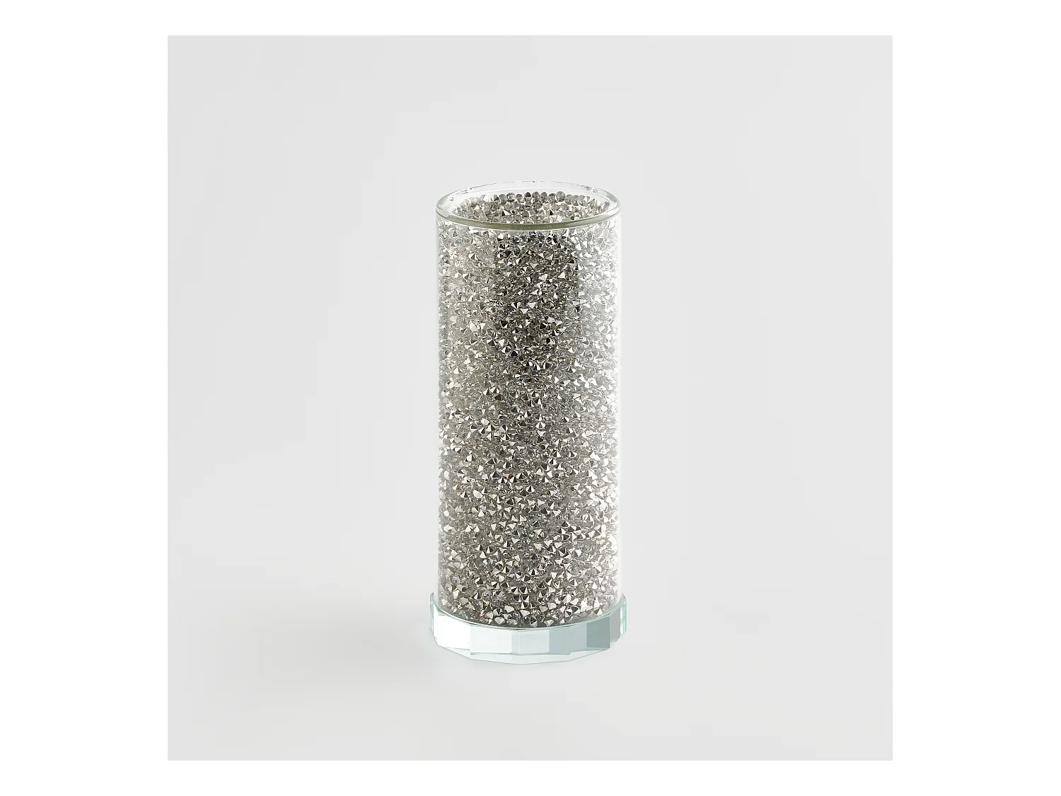 Vase Nantes argent moyen 24 x 10