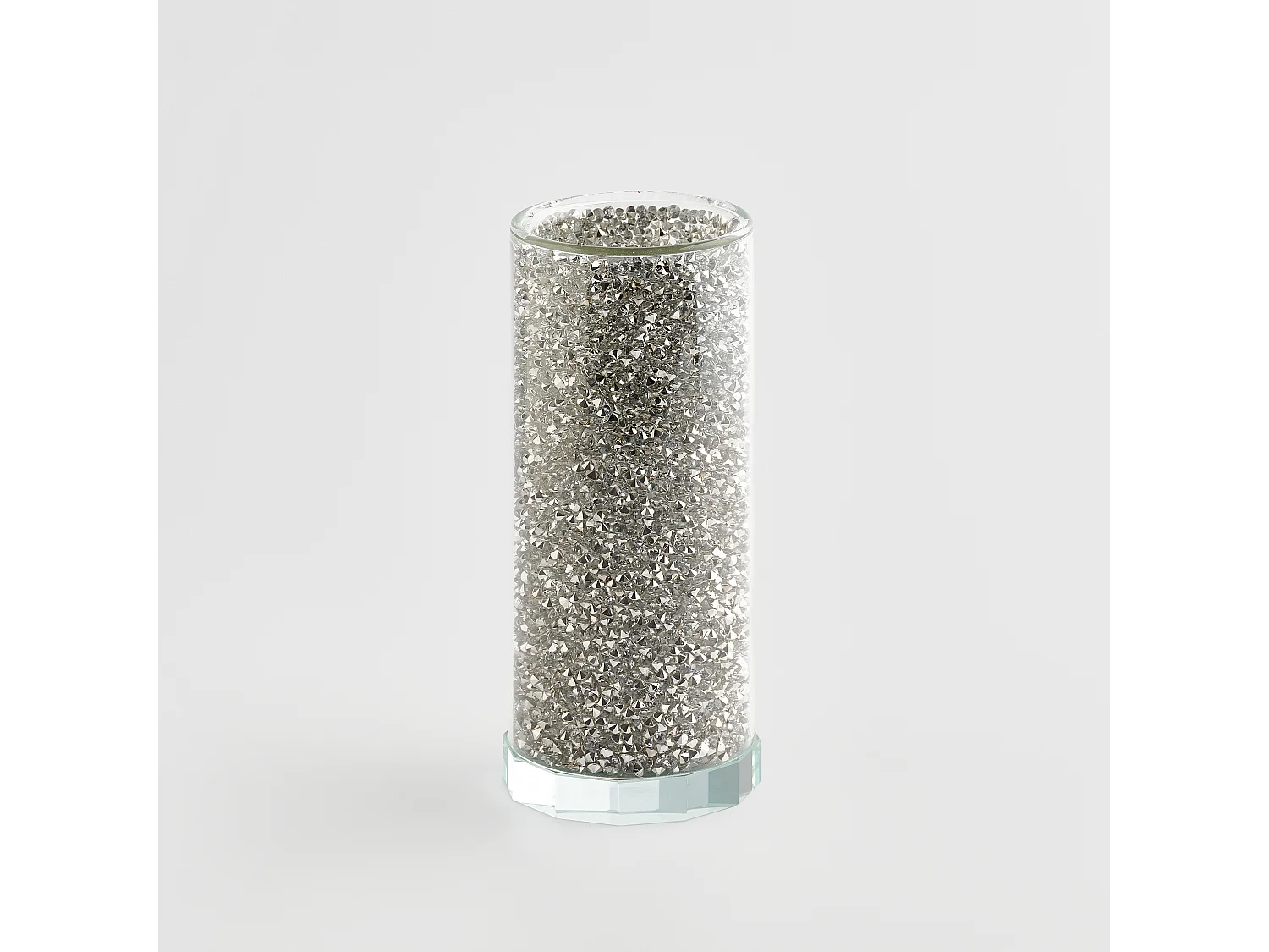 Vase Nantes argent moyen 24 x 10