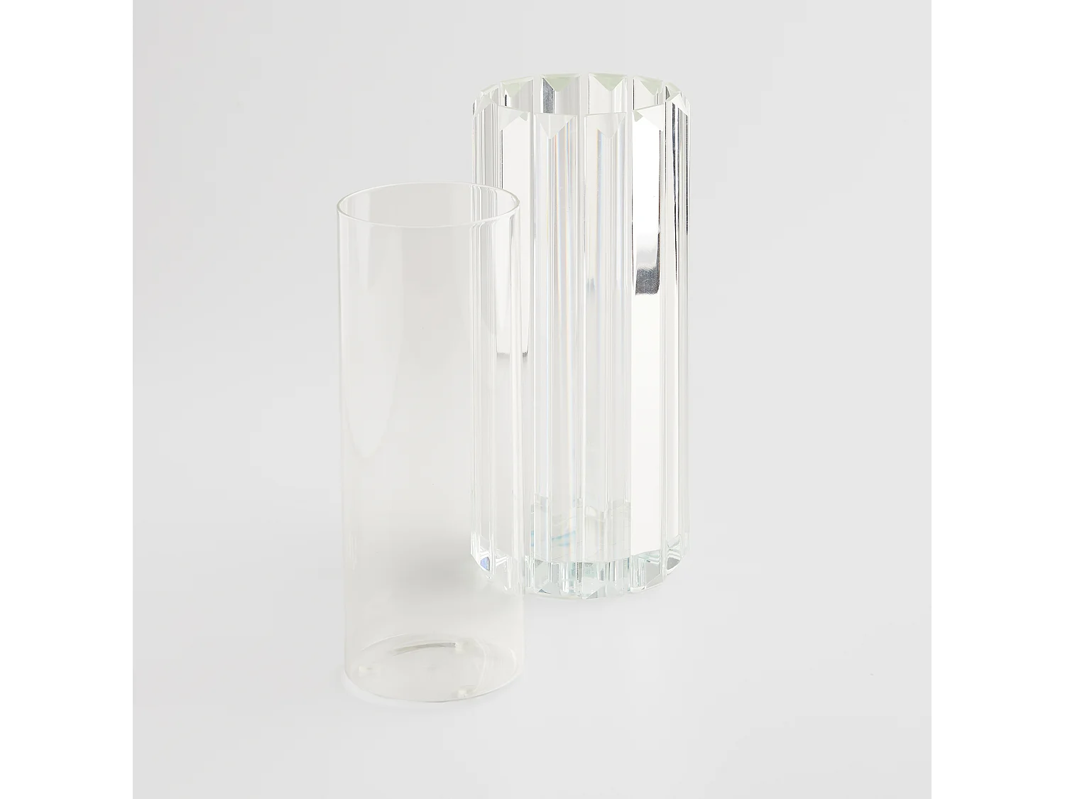 Vase Stickios mittel transparent 25 x 11