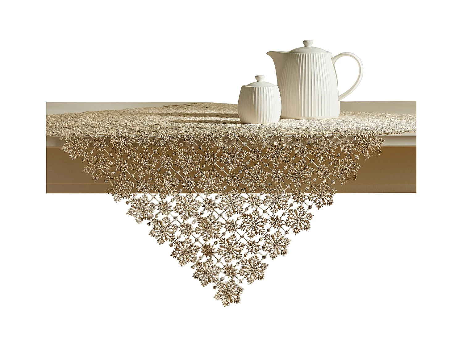 SERVIETTE DE TABLE EN DENTELLE Santar 80x80