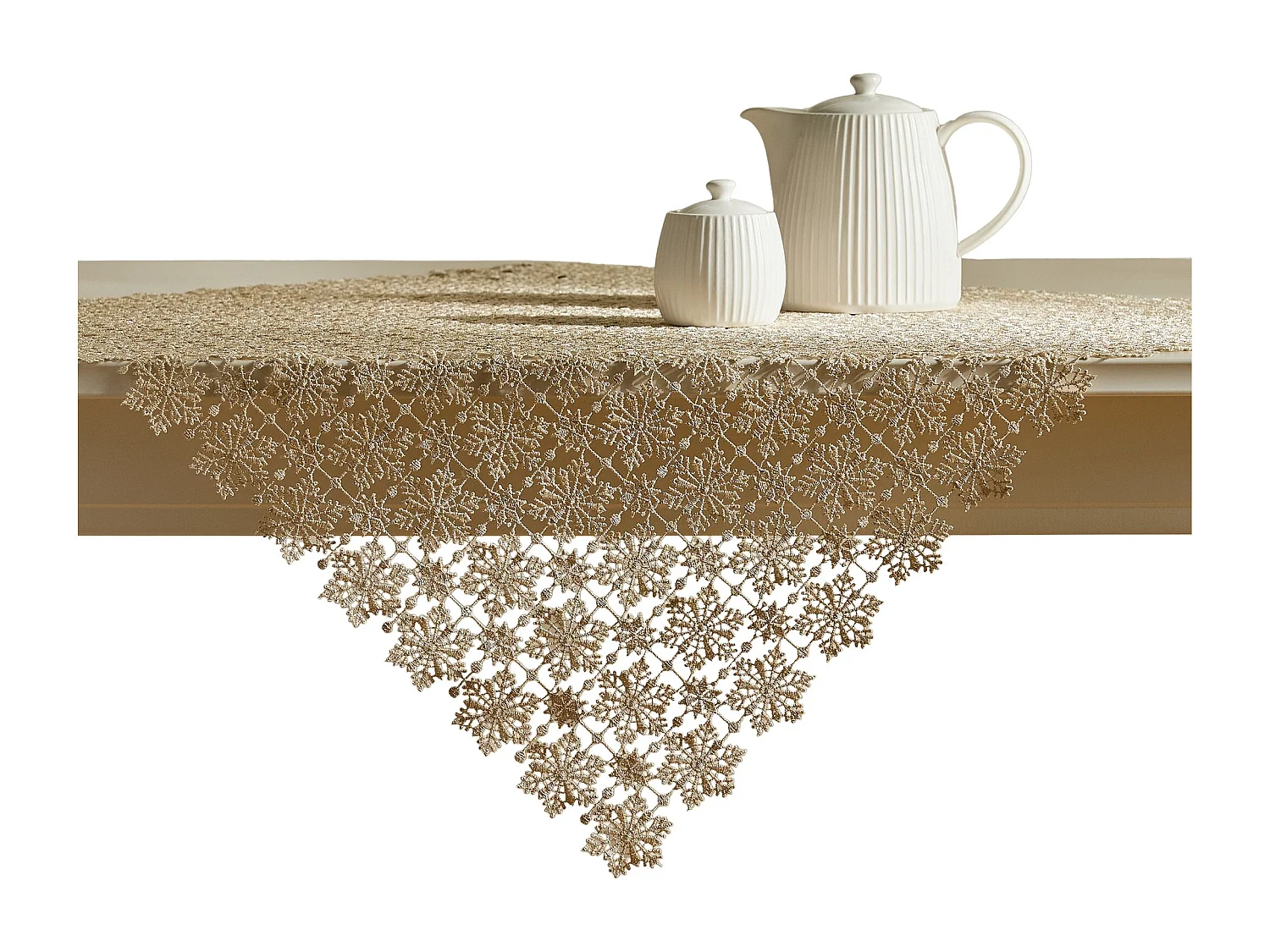 SERVIETTE DE TABLE EN DENTELLE Santar 80x80