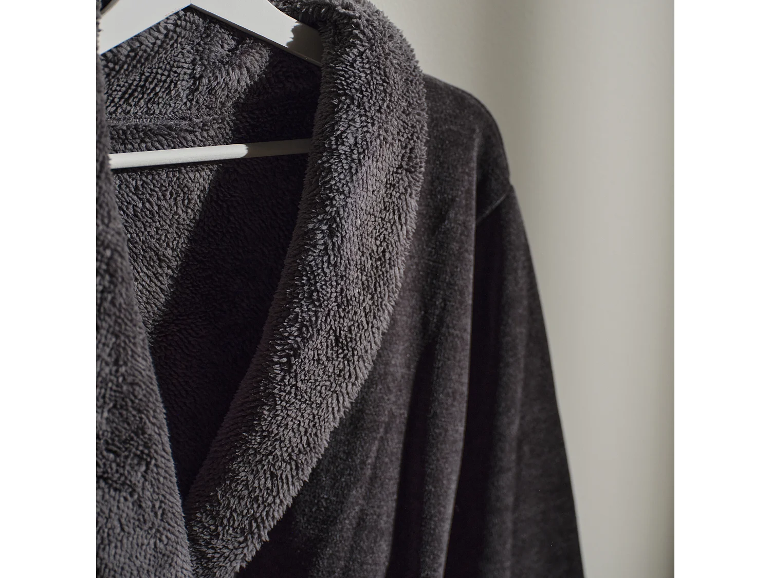 Bademantel Agnella Dunkelgrau 65 x 115