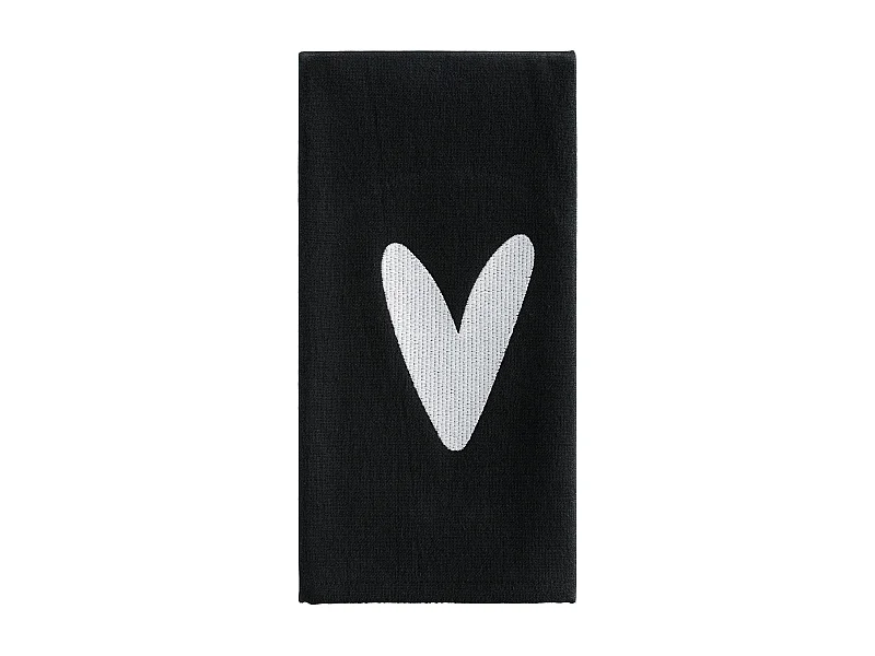 Torchon de cuisine Mallorio Noir Coton 37 x 50