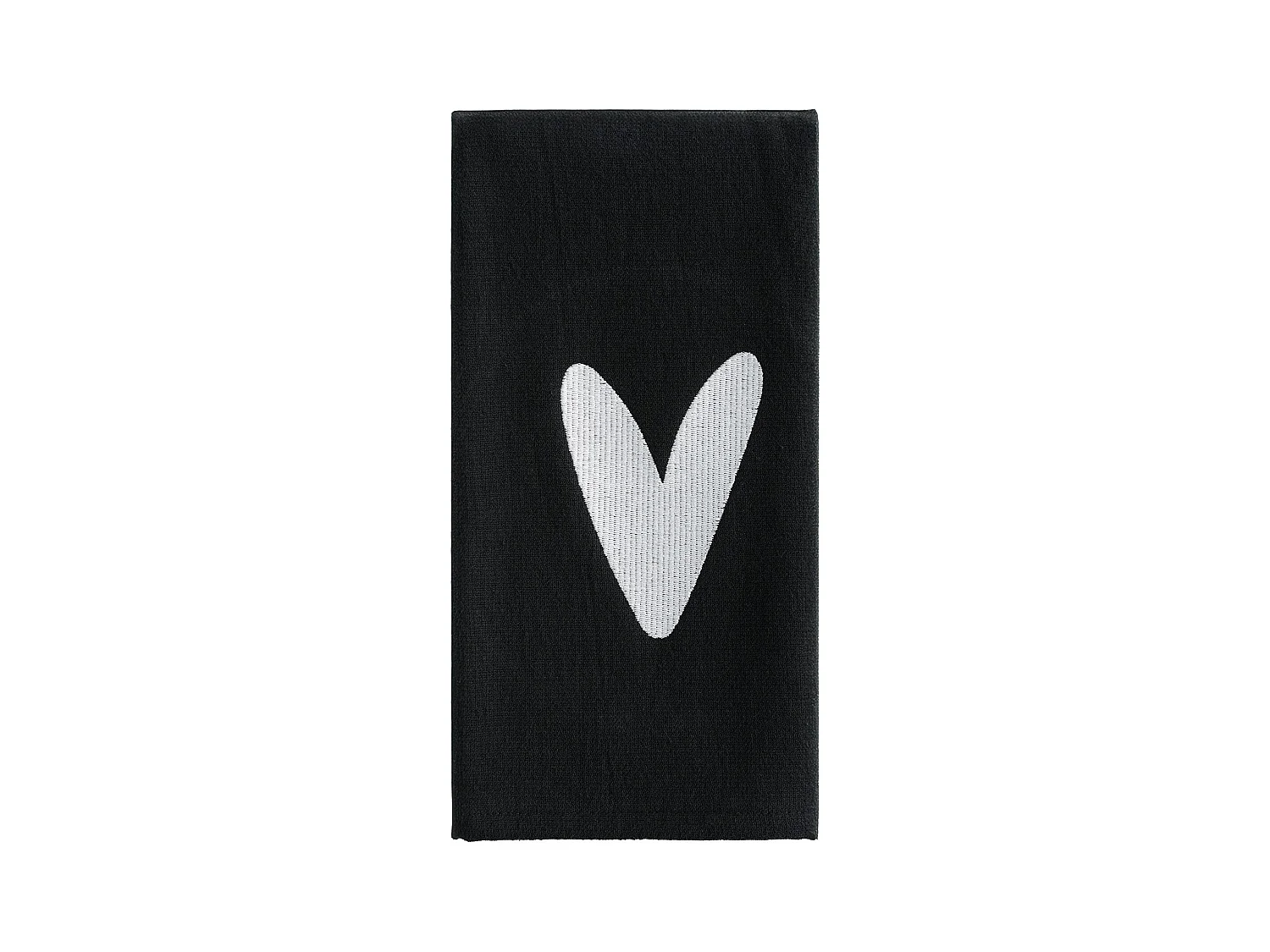 Torchon de cuisine Mallorio Noir Coton 37 x 50