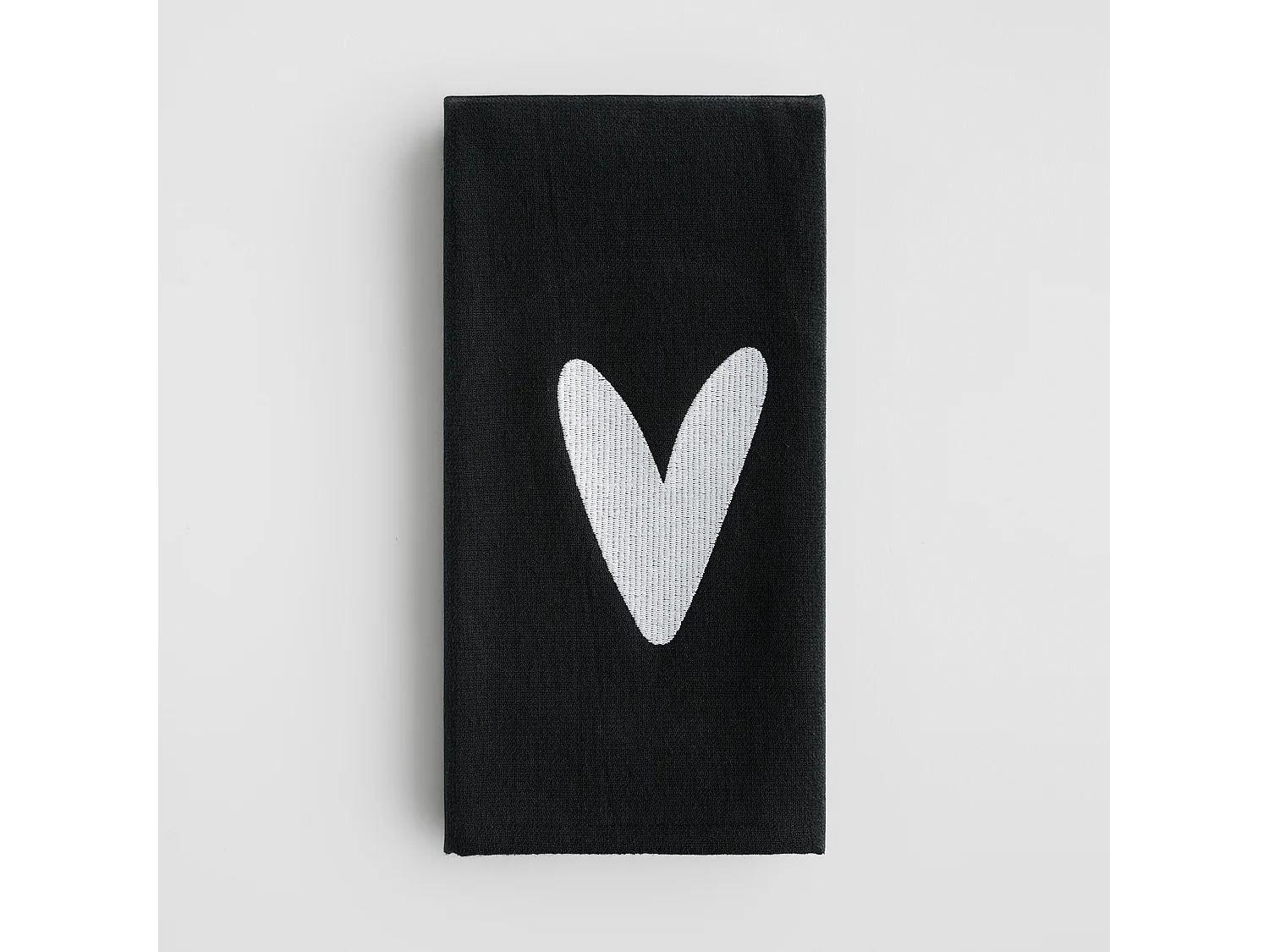 Torchon de cuisine Mallorio Noir Coton 37 x 50