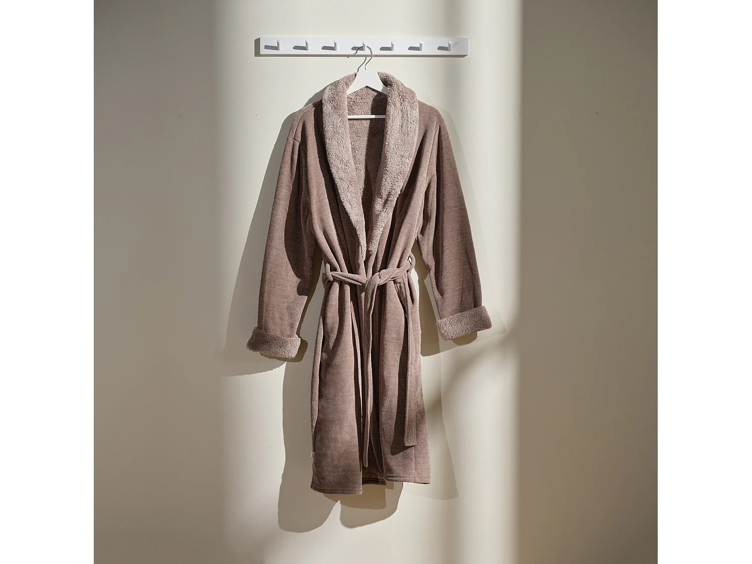 Peignoir Agnella brun clair 65 x 115