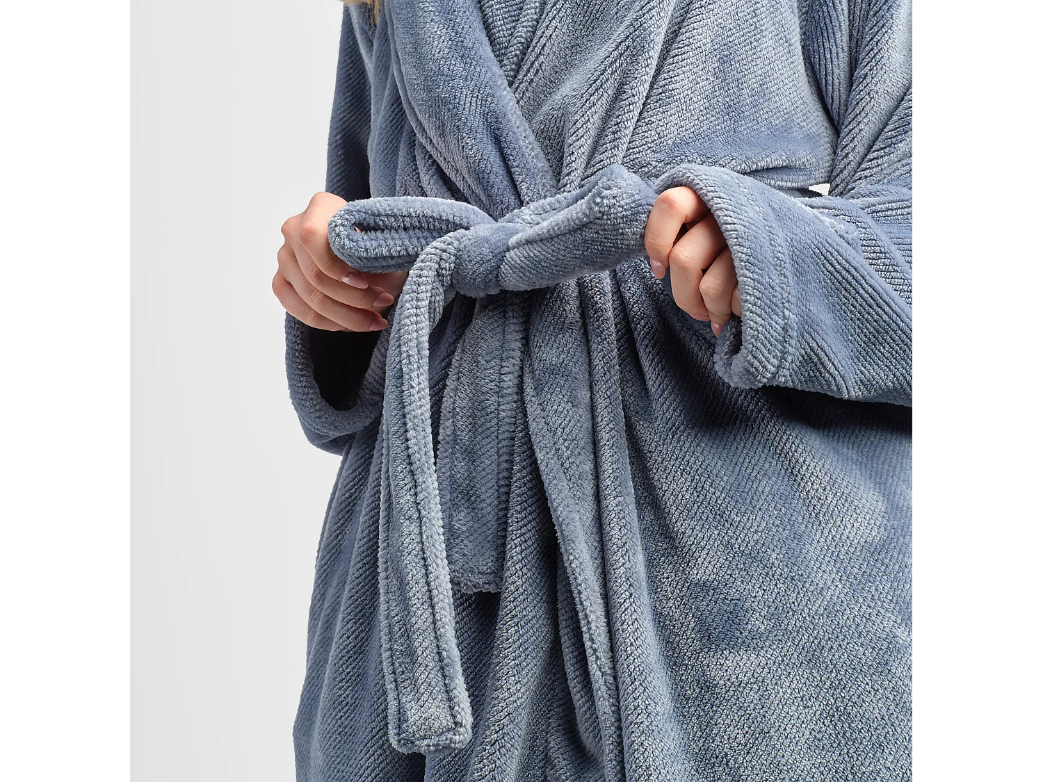 Peignoir Abila bleu foncé 70 x 95