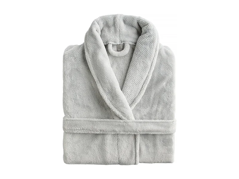 Bademantel Abila hellgrau 70x95