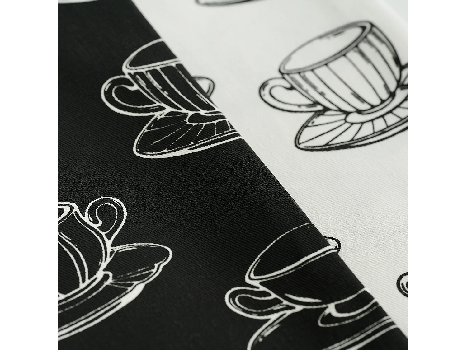 Küchenhandtuch-Set Silva Mittelschwarz 45x65cm