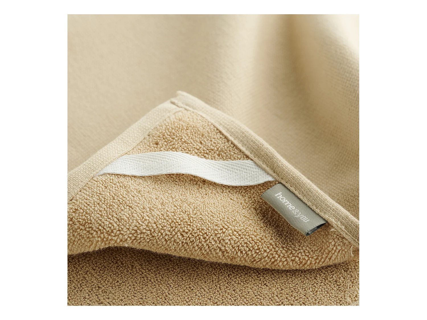 Geschirrtuch Mallorio mittleres Beige 37x50