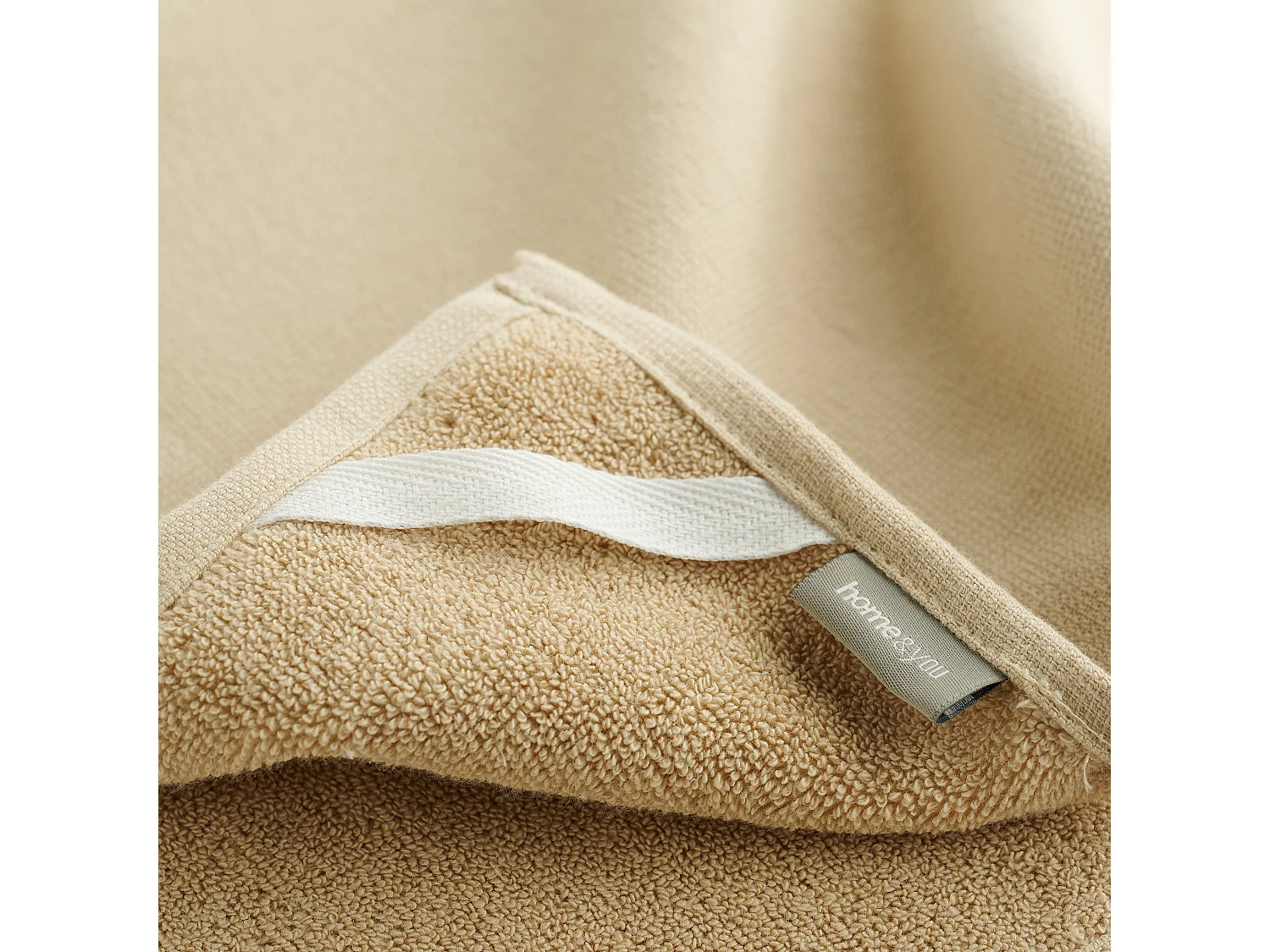 Torchon de cuisine Mallorio Beige Coton 37 x 50