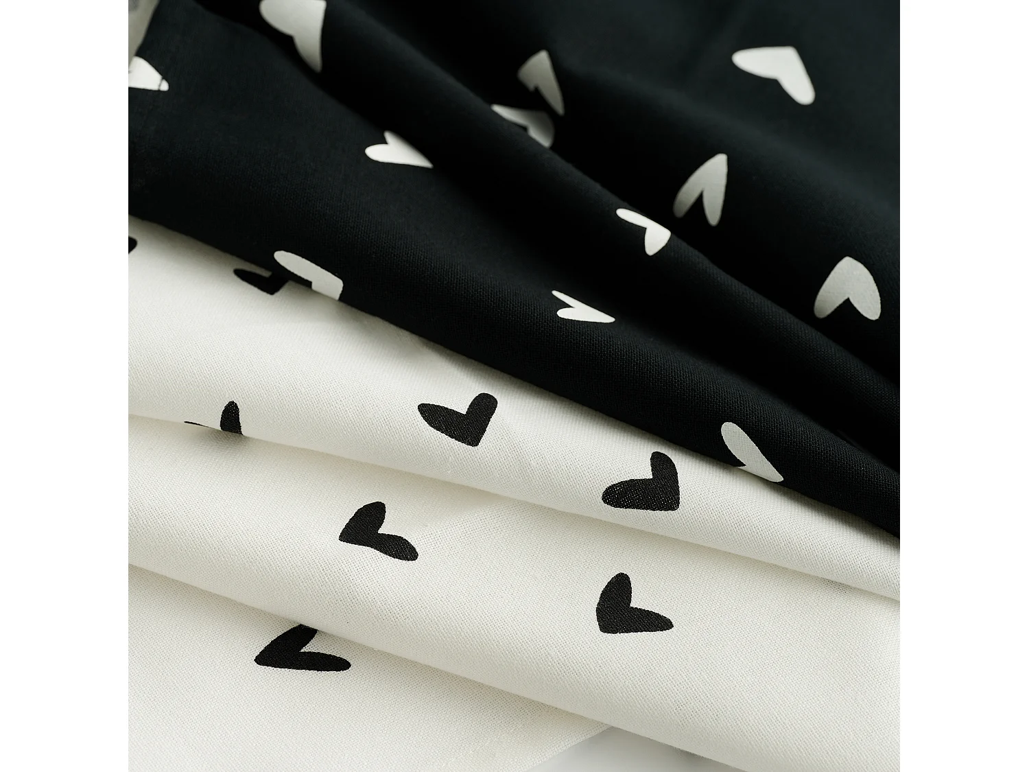 Ensemble De Torchons Mallorio Noir Moyen 45 x 65