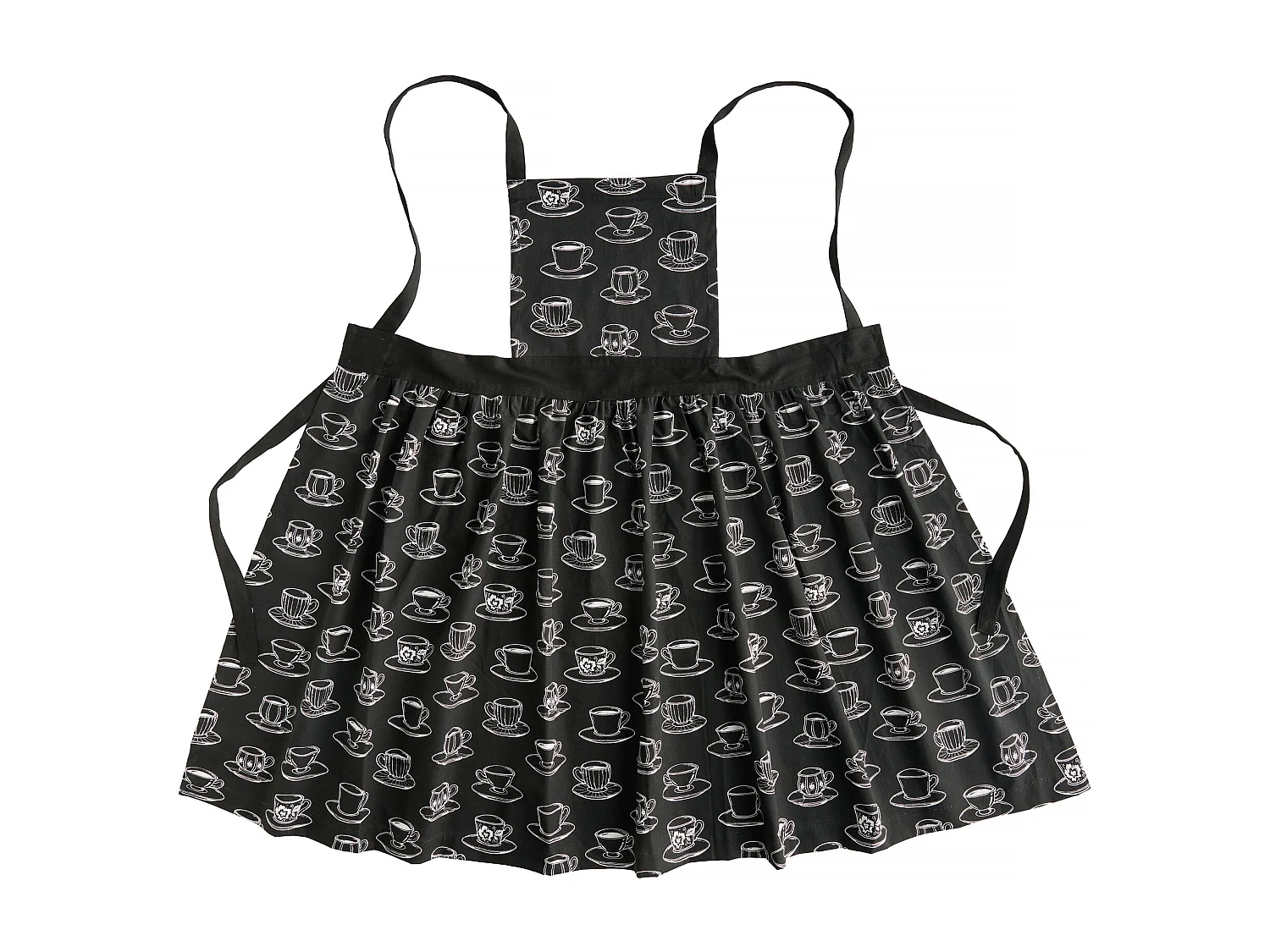 Schürze Silva mittelschwarz 90 x 142